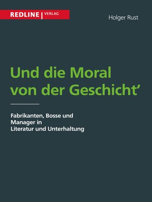 cover image of Und die Moral von der Geschicht'
